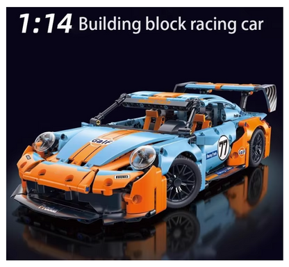 1:14 Building Blocks Car Set Construction Toy,Design Collectable Model Car Building Kit Scale Sport Car for Children - Only Car with box