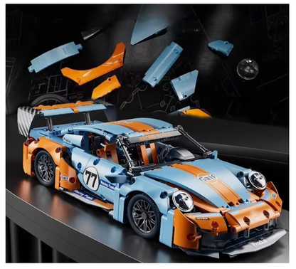 1:14 Building Blocks Car Set Construction Toy,Design Collectable Model Car Building Kit Scale Sport Car for Children - Only Car with box